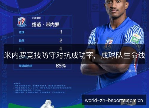 米内罗竞技防守对抗成功率，成球队生命线